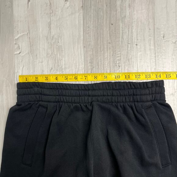 Nike Kids Black Gold Logo Swoosh Standard Fit Jogger Ankle Sweat Pants XL - Picture 9 of 11